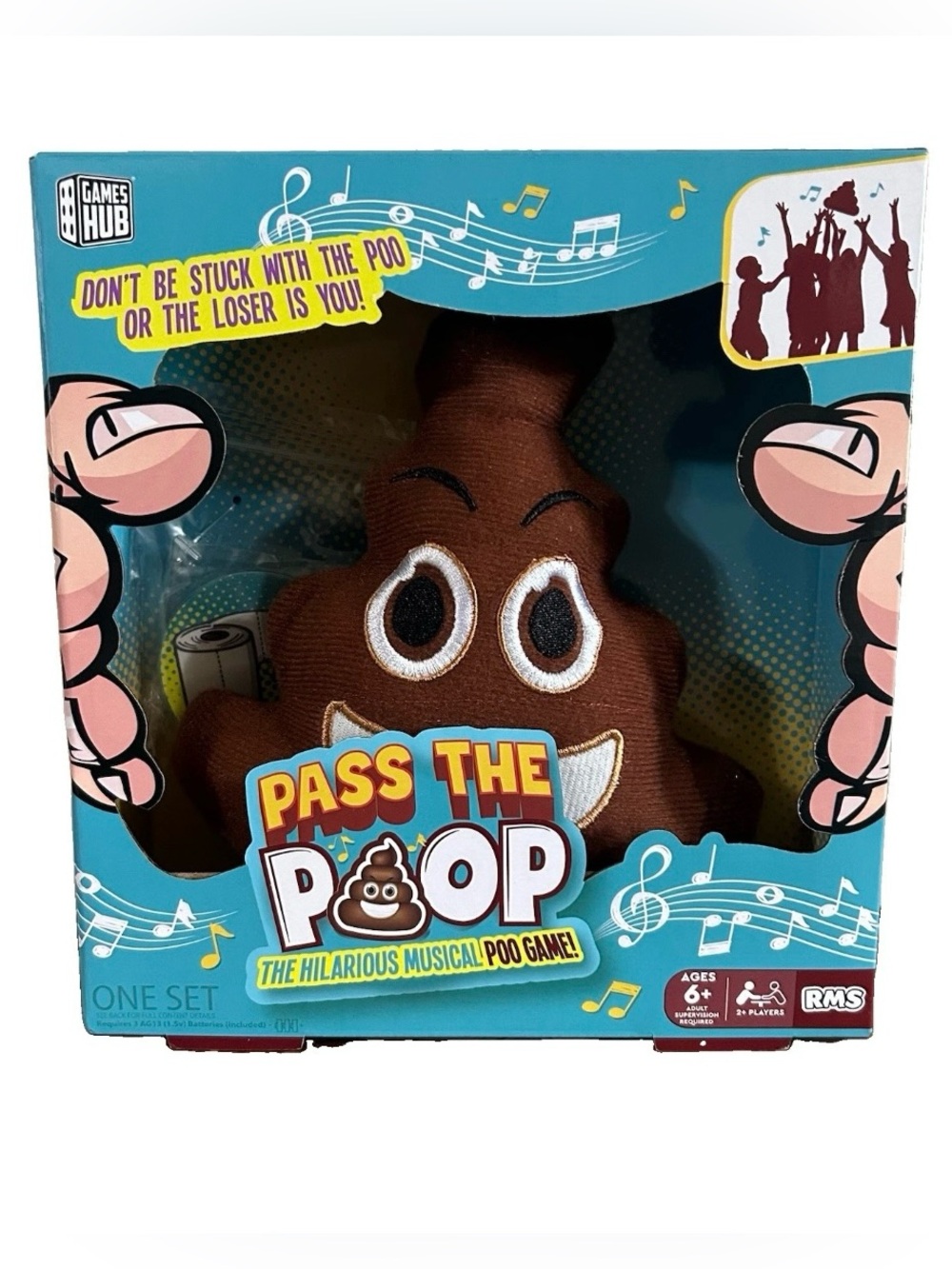 Pass The Poop Hilarious Musical Poo Game RMS New In Box